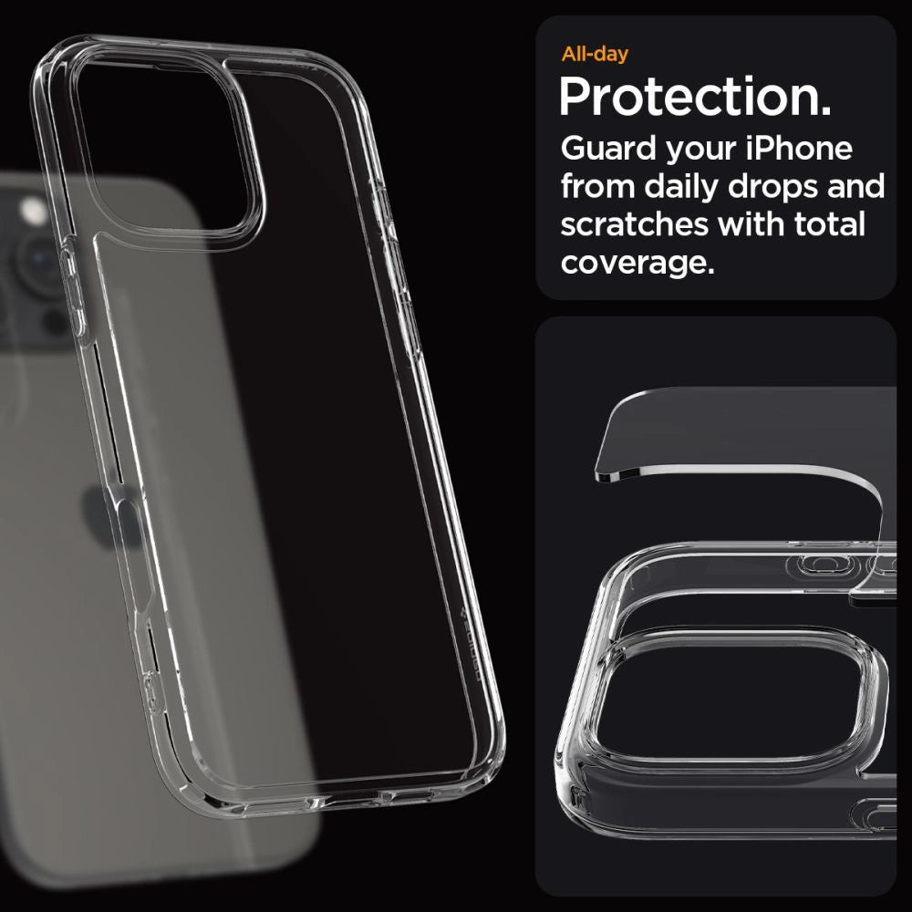 Spigen Ultra Hybrid Case for iPhone 16 Pro Max - Clear_11