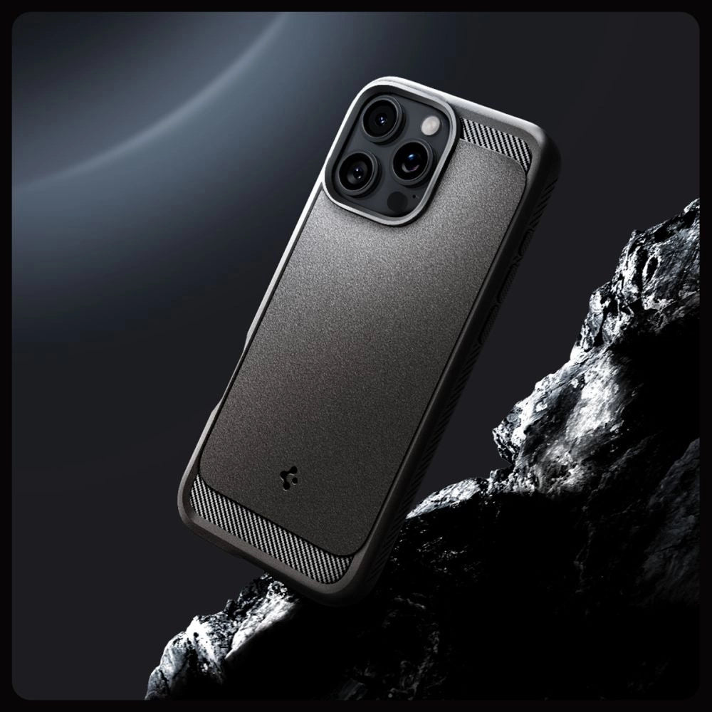 Spigen Rugged Armor MagSafe Case for iPhone 16 Pro Max - Gray_8