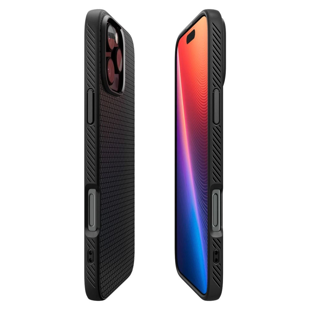 Spigen Liquid Air Case for iPhone 16 Pro Max - Black_5