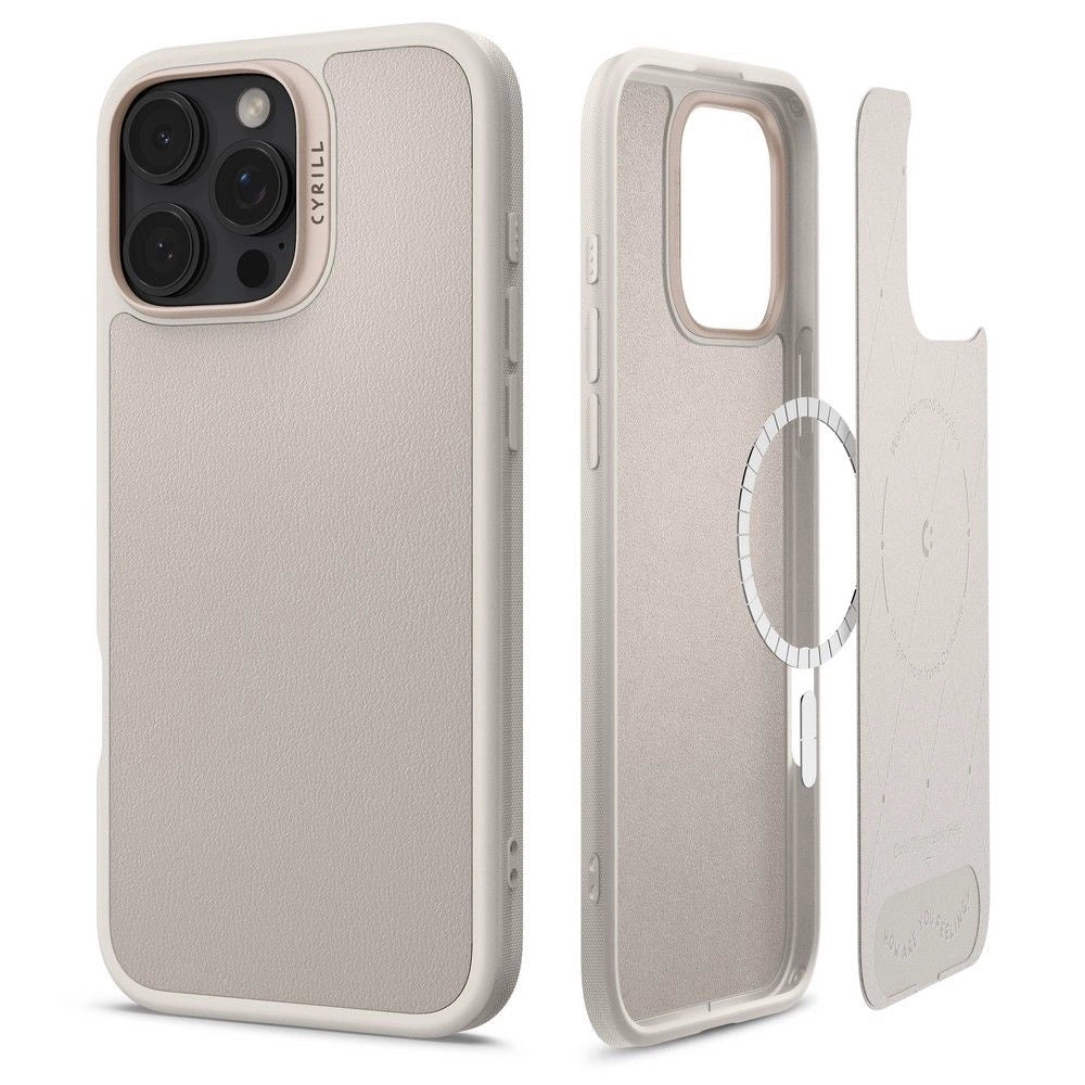 Spigen Cyrill Kajuk MagSafe iPhone 16 Pro Max Case - Beige_0