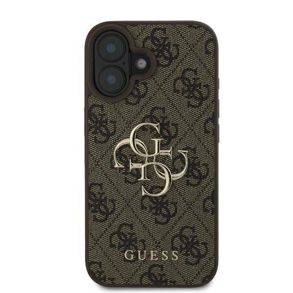 Guess 4G Big Logo iPhone 16 Case - Brown_2