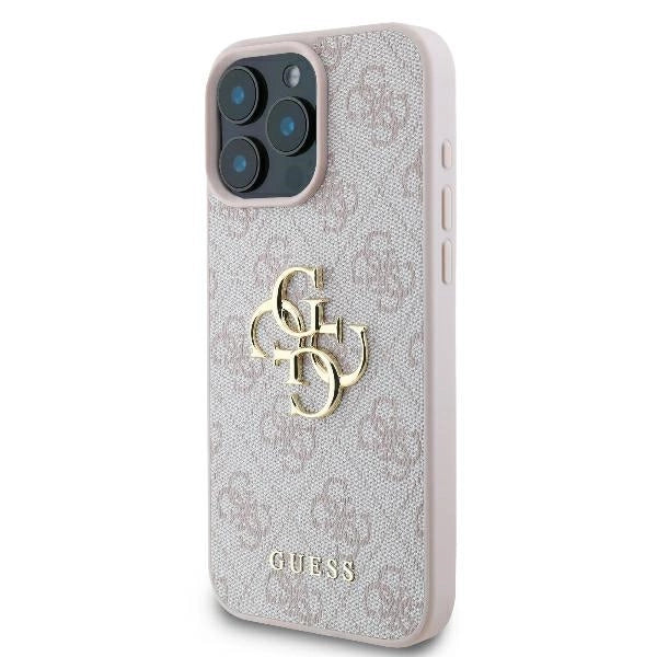 Guess 4G Big Logo iPhone 16 Pro Max Case - Pink_1