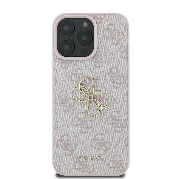Guess 4G Big Logo iPhone 16 Pro Max Case - Pink_2