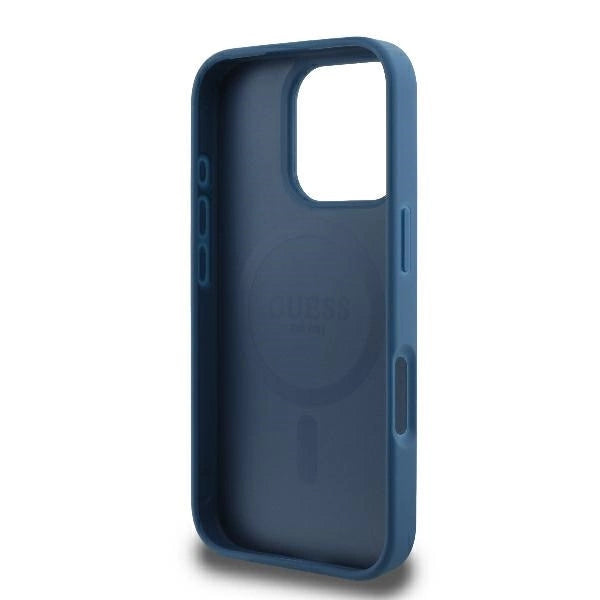 Guess 4G Printed Stripes MagSafe case for iPhone 16 Pro - blue_6