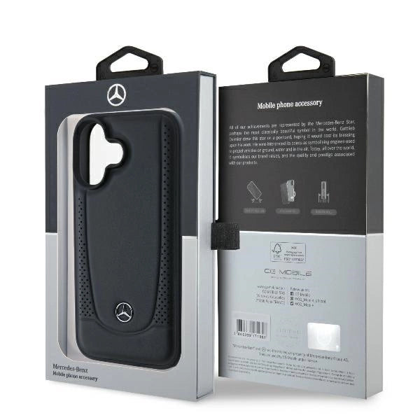 Mercedes Leather Urban iPhone 16 Plus Case - Black_7
