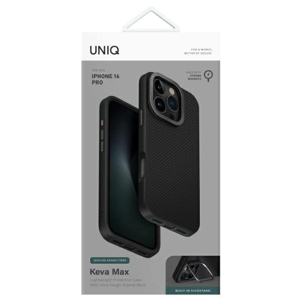 Uniq Keva Max Magclick Charging Case for iPhone 16 Pro - Black_6