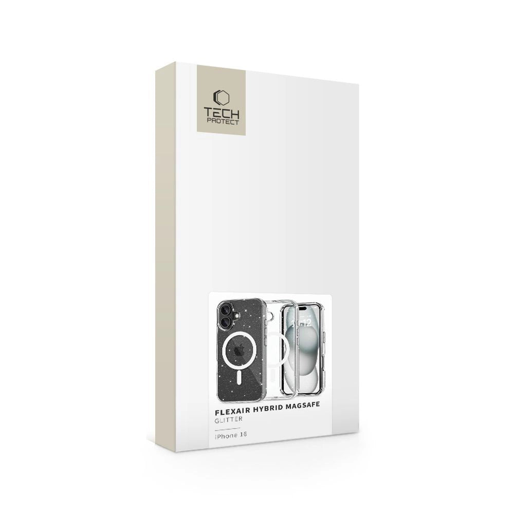 Tech-Protect FlexAir Hybrid MagSafe iPhone 16 Case - Clear_4