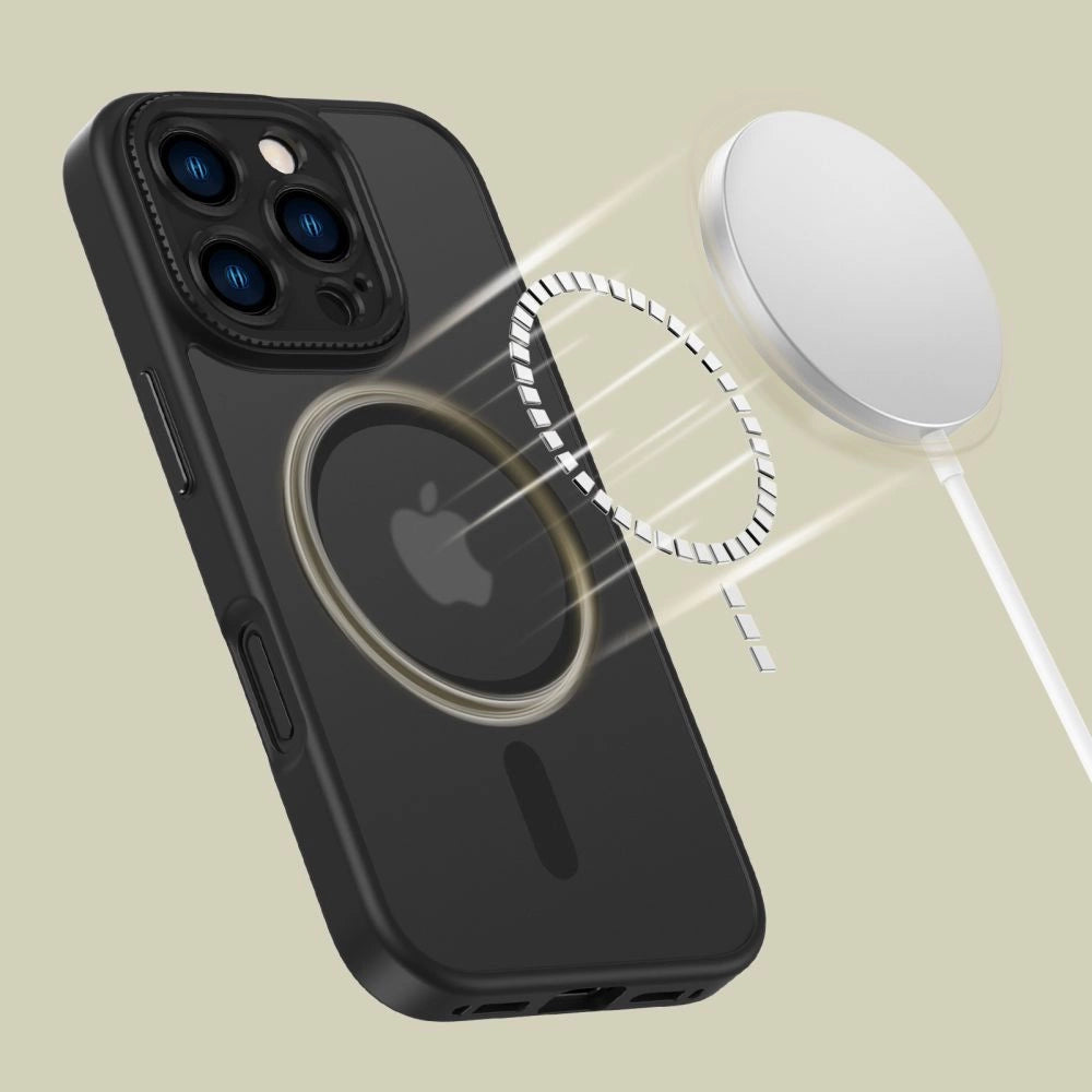 Tech-Protect MagCam MagSafe iPhone 16 Pro Case - Semi-Transparent_4