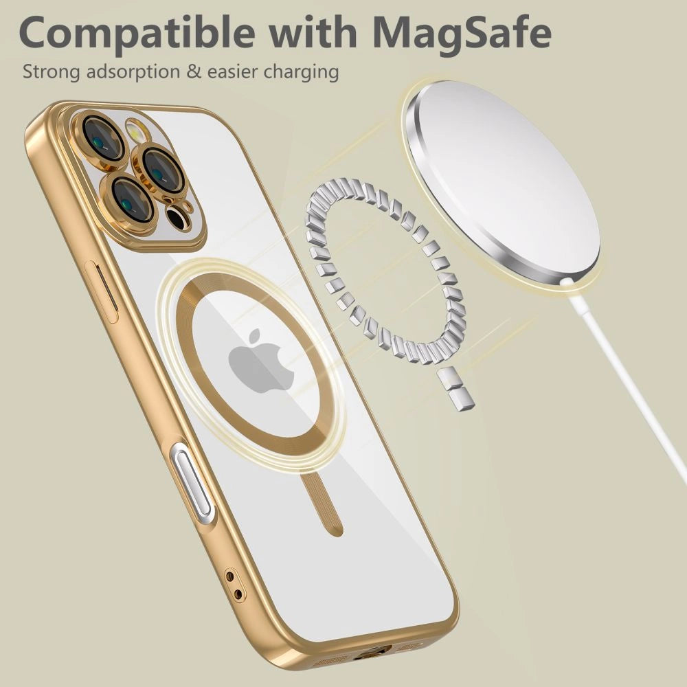 Tech-Protect MagFlex MagSafe iPhone 16 Pro Case - Gold_4