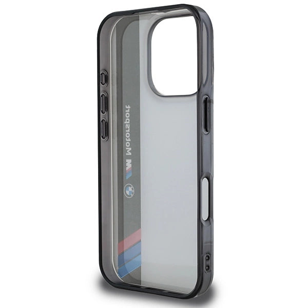 BMW Motosport IML Vertical Stripe iPhone 16 Pro Case - Gray_6