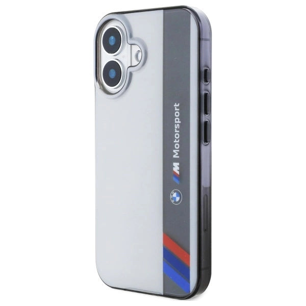 BMW Motosport IML Vertical Stripe iPhone 16 Case - Gray_1