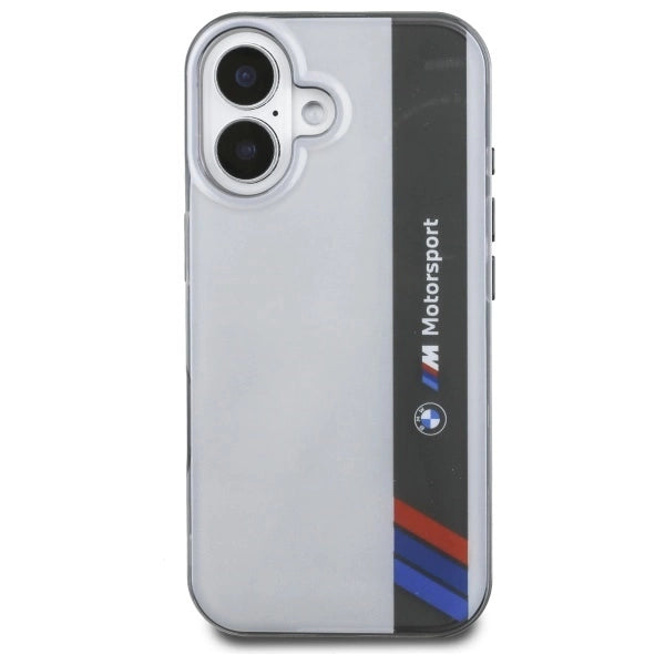 BMW Motosport IML Vertical Stripe iPhone 16 Case - Gray_2