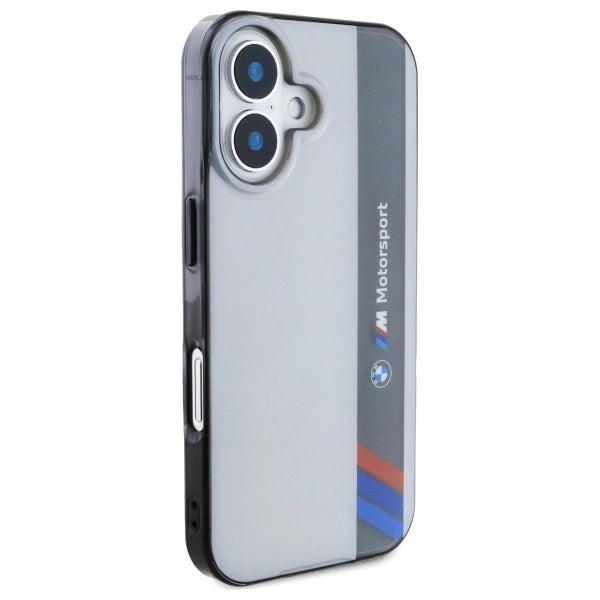 BMW Motosport IML Vertical Stripe iPhone 16 Case - Gray_3