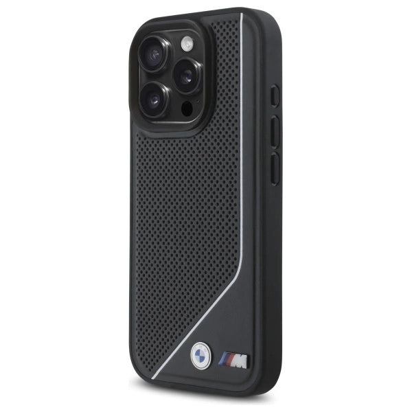BMW M Perforated Twisted Line MagSafe case for iPhone 16 Pro - black_1