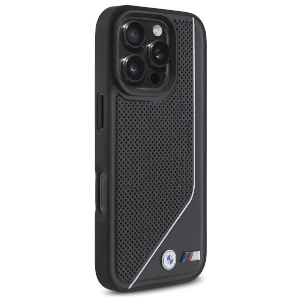 BMW M Perforated Twisted Line MagSafe case for iPhone 16 Pro - black_3