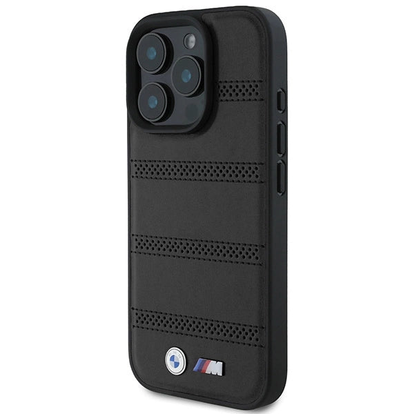BMW M Perforated And Stitched Line MagSafe case for iPhone 16 Pro - black_1