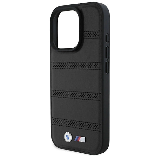 BMW M Perforated And Stitched Line MagSafe case for iPhone 16 Pro - black_5