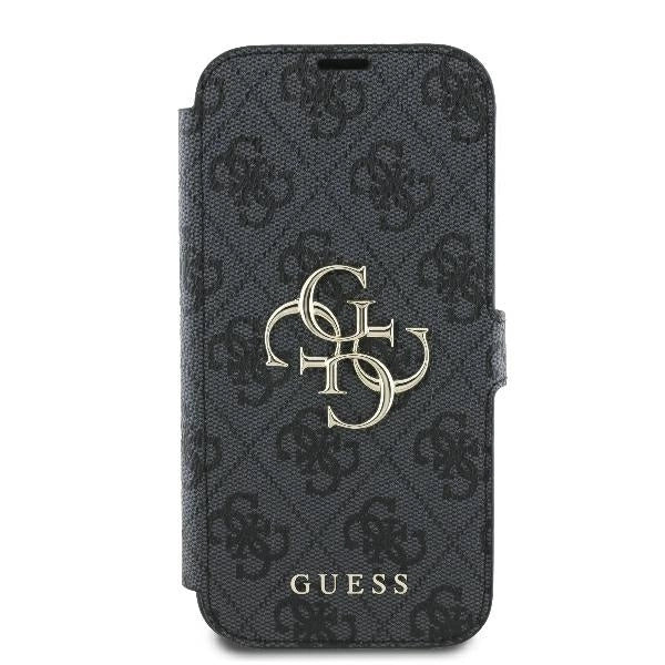 Guess 4G Metal Logo iPhone 16 Pro Case - Black_2
