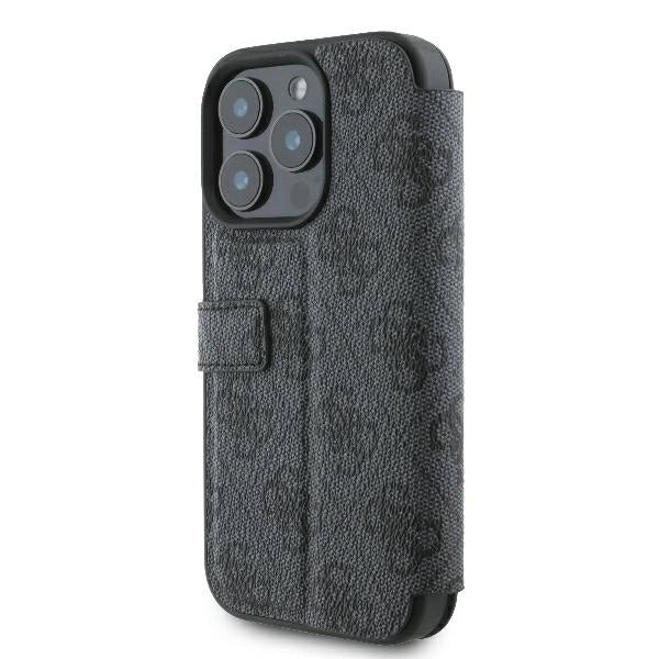 Guess 4G Metal Logo iPhone 16 Pro Case - Black_4