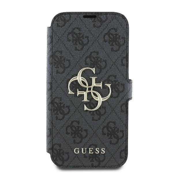 Guess 4G Metal Logo iPhone 16 Case - Black_2