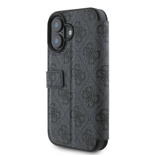 Guess 4G Metal Logo iPhone 16 Case - Black_4