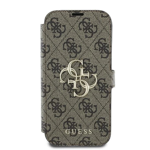 Guess 4G Metal Logo iPhone 16 Pro Max Case - Brown_2