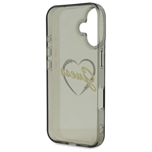 Guess IML Heart Case for iPhone 16 Plus - Black_6