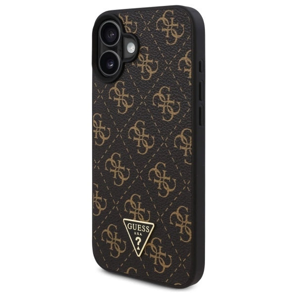 Guess New 4G Triangle Case for iPhone 16 Plus - Black_1