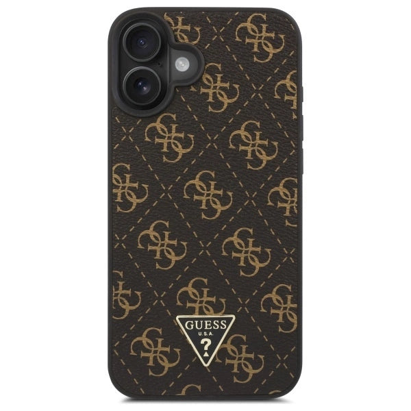 Guess New 4G Triangle Case for iPhone 16 Plus - Black_2