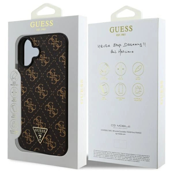 Guess New 4G Triangle Case for iPhone 16 Plus - Black_7
