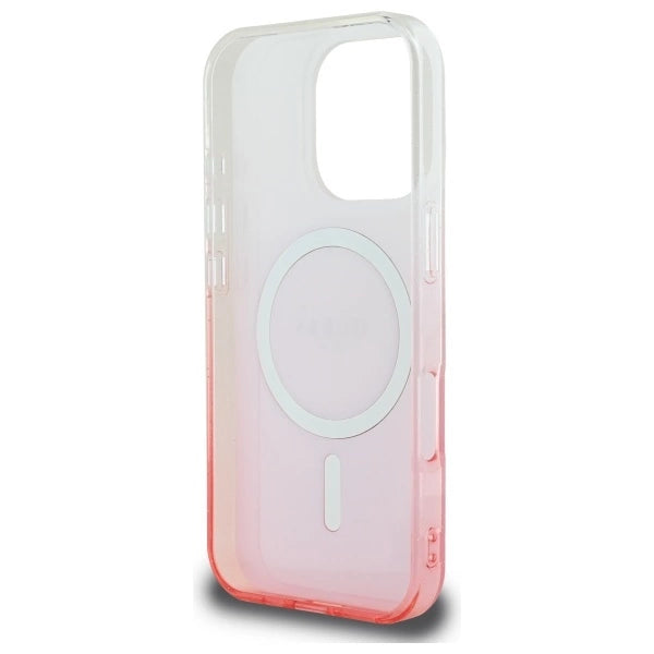 Guess IML Glitter Gradient MagSafe Case for iPhone 16 Pro - Pink_6