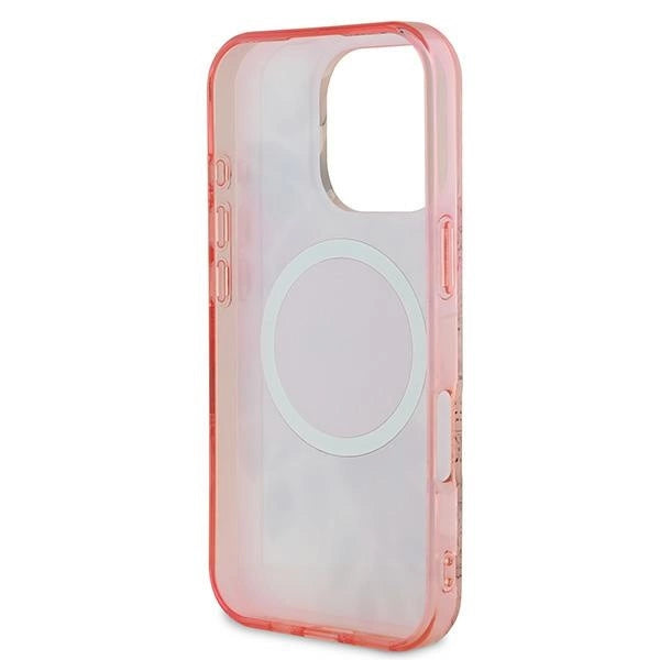 Guess IML Flower & Tonal Circle MagSafe iPhone 16 Pro Max Case - Pink_6