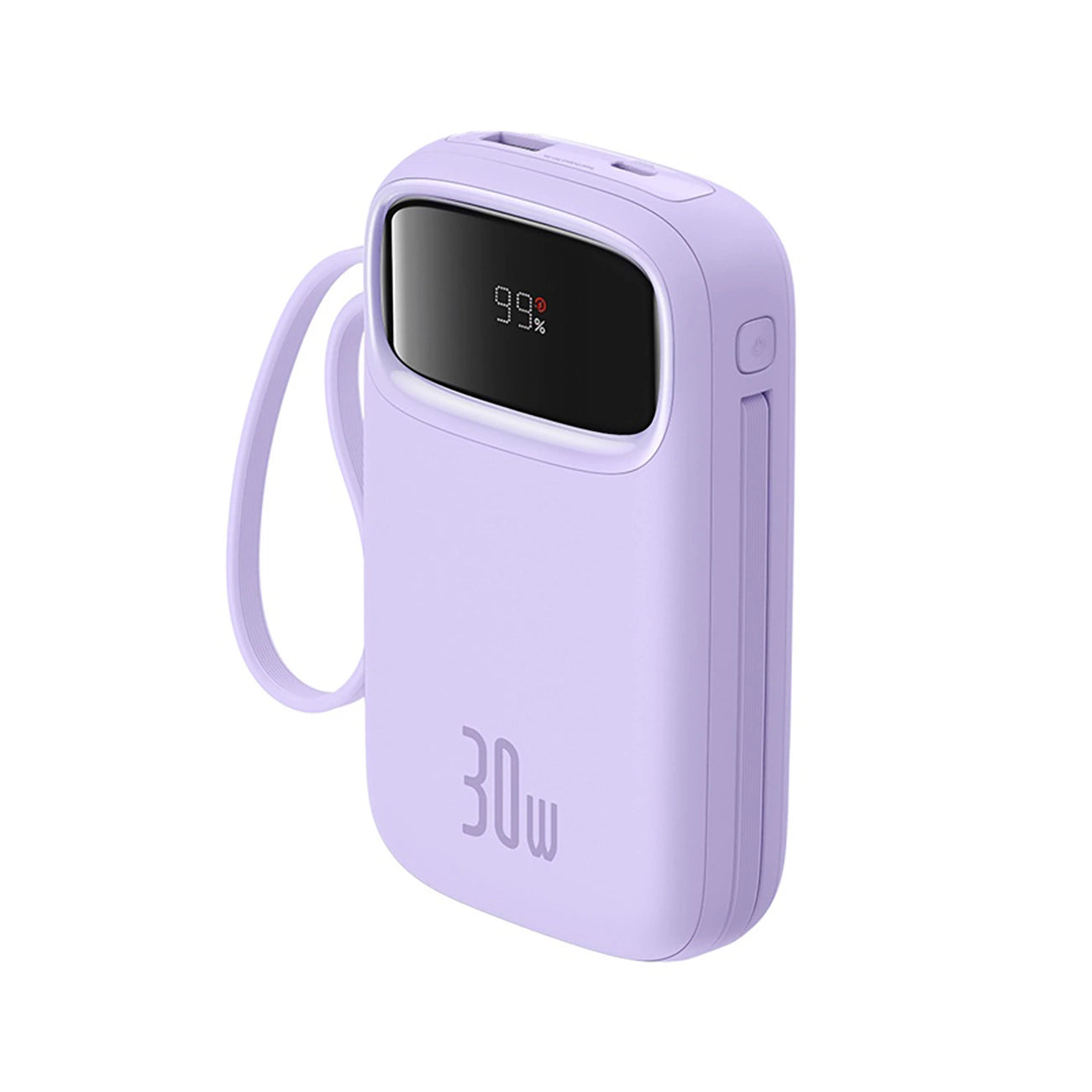 Baseus QPow 2 30W 10000mAh Power Bank with Built-in USB-C Cables - Purple_10