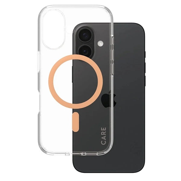 CARE by PanzerGlass Flagship Case iPhone 16 6.1" peach/peachy MagSafe 1373_1