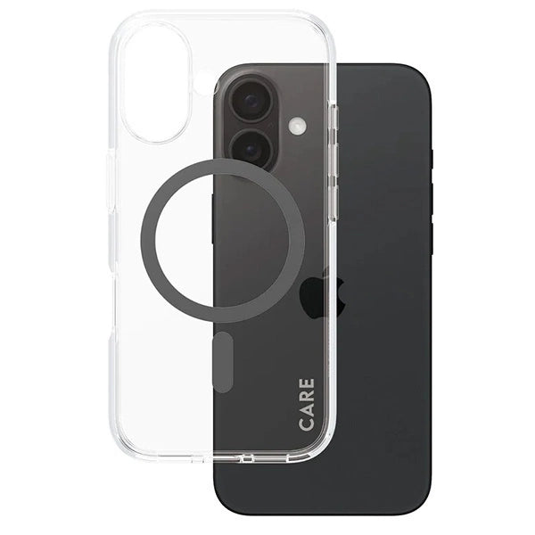 CARE by PanzerGlass Flagship Case iPhone 16 6.1" black/black MagSafe 1345_1