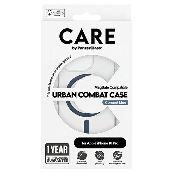 CARE by PanzerGlass Flagship Case iPhone 16 Pro 6.3" blue/blue MagSafe 1366_3