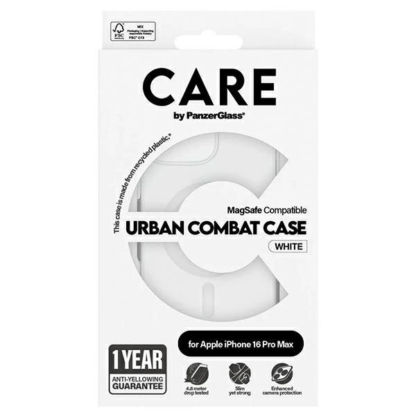 CARE by PanzerGlass Flagship Case iPhone 16 Pro Max 6.9" white/white MagSafe 1340_3