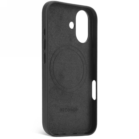 Decoded Leather Backcover with MagSafe for iPhone 16 - black_2