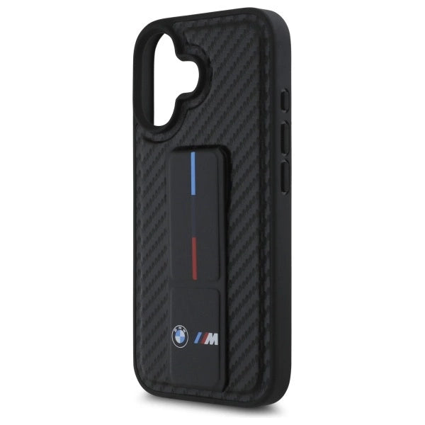 BMW M Grip Stand Smooth and Carbon case for iPhone 16 - black_5