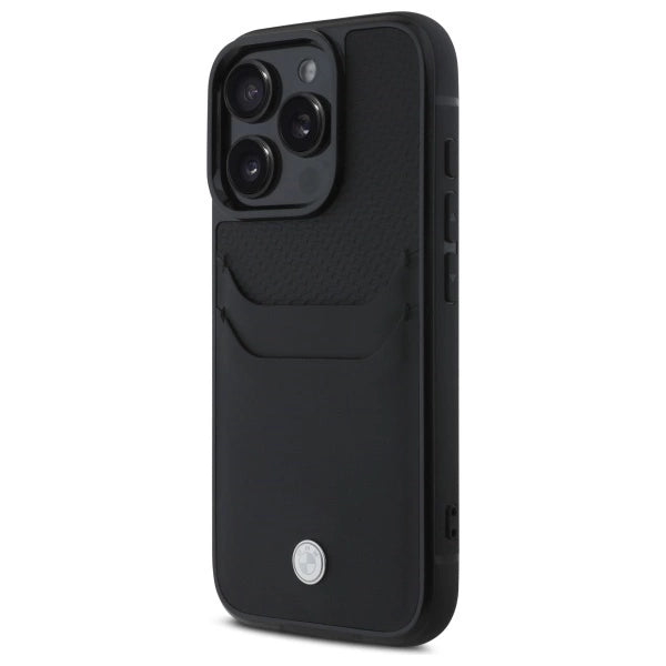 BMW Sign Leather Cardslot Case for iPhone 16 Pro Max - Black_1