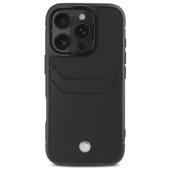 BMW Sign Leather Cardslot Case for iPhone 16 Pro Max - Black_2
