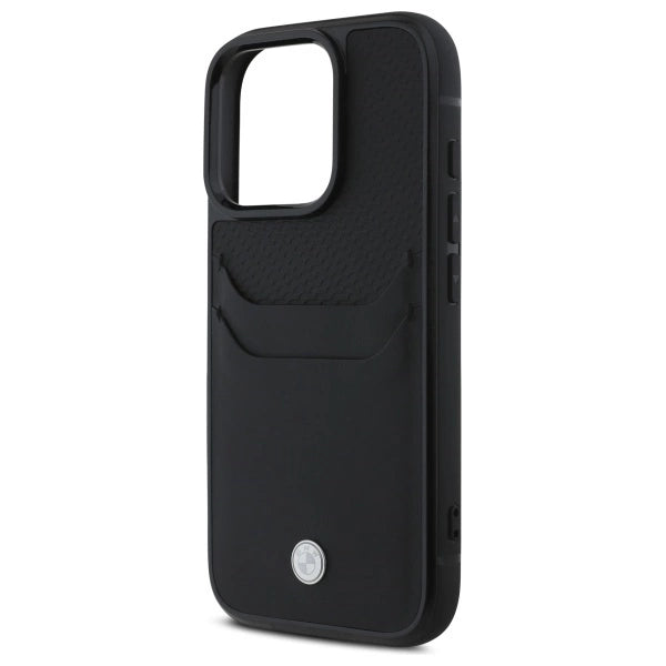BMW Sign Leather Cardslot Case for iPhone 16 Pro Max - Black_5