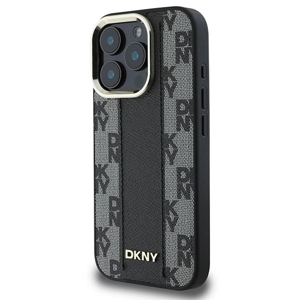 DKNY Checkered Pattern Magsafe iPhone 16 Pro Case - Black_1