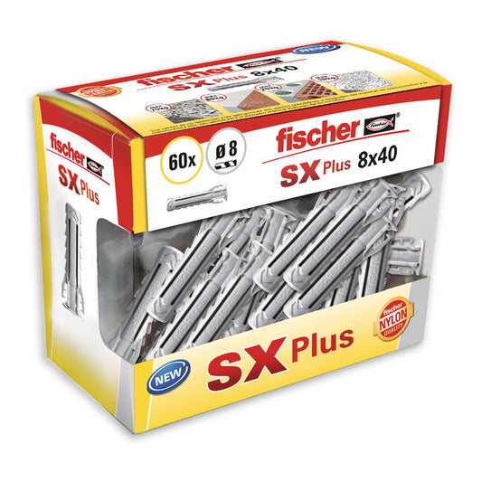 Bucha sx plus ø8x40mm diy 60 unid. 568713 fischer_0