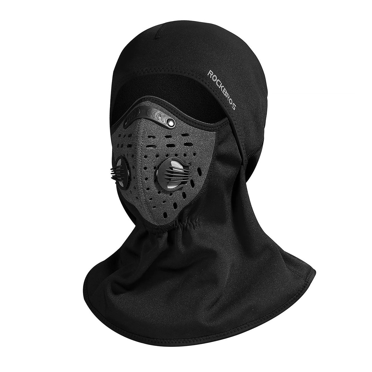 Rockbros LF7127-1 New Velvet Sports Balaclava with Filter - Black_0