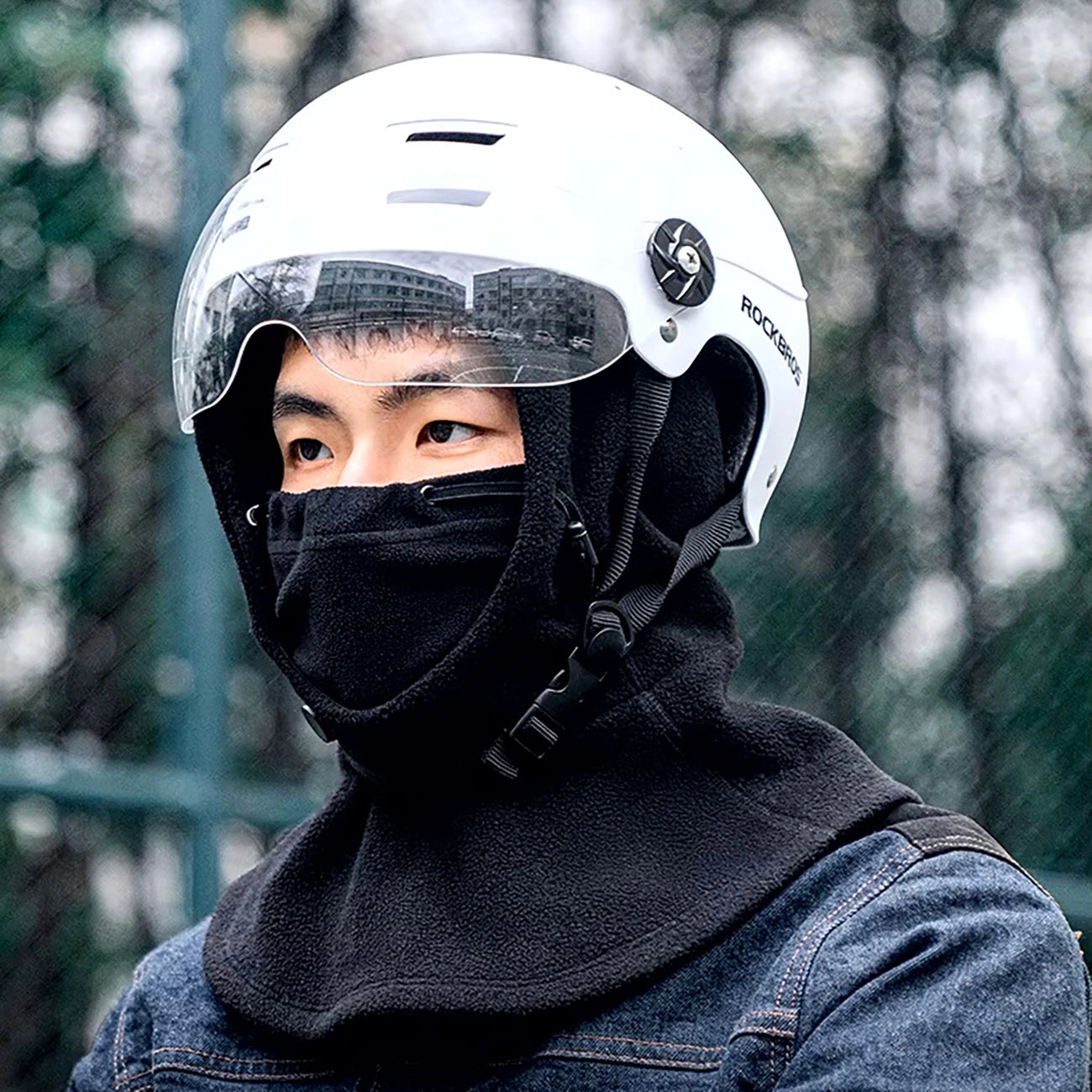 Rockbros YPP034 Sports Balaclava Windproof Waterproof - Black_5