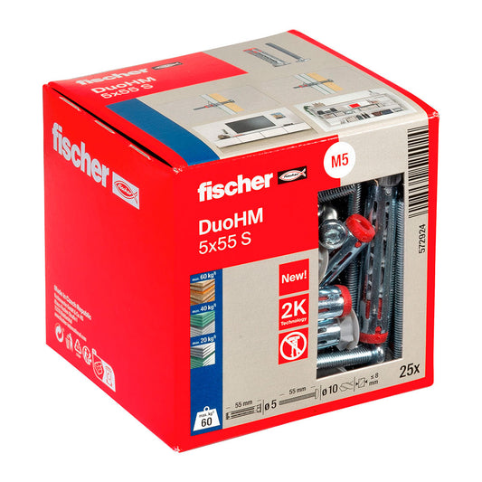 Parafuso Fischer DuoHM 5x55 S TX / 25 pcs / FISCHER_0