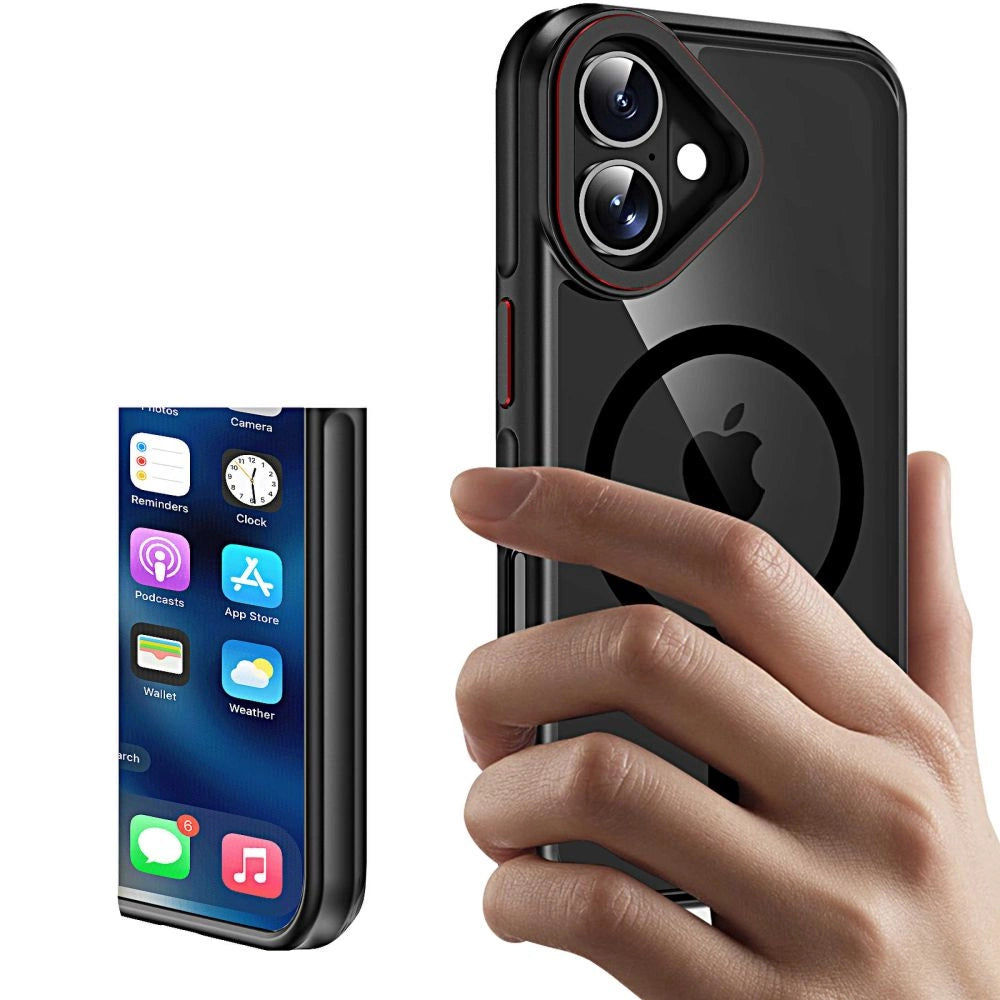 Tech-Protect MagHybrid MagSafe iPhone 16 Case - Black_2