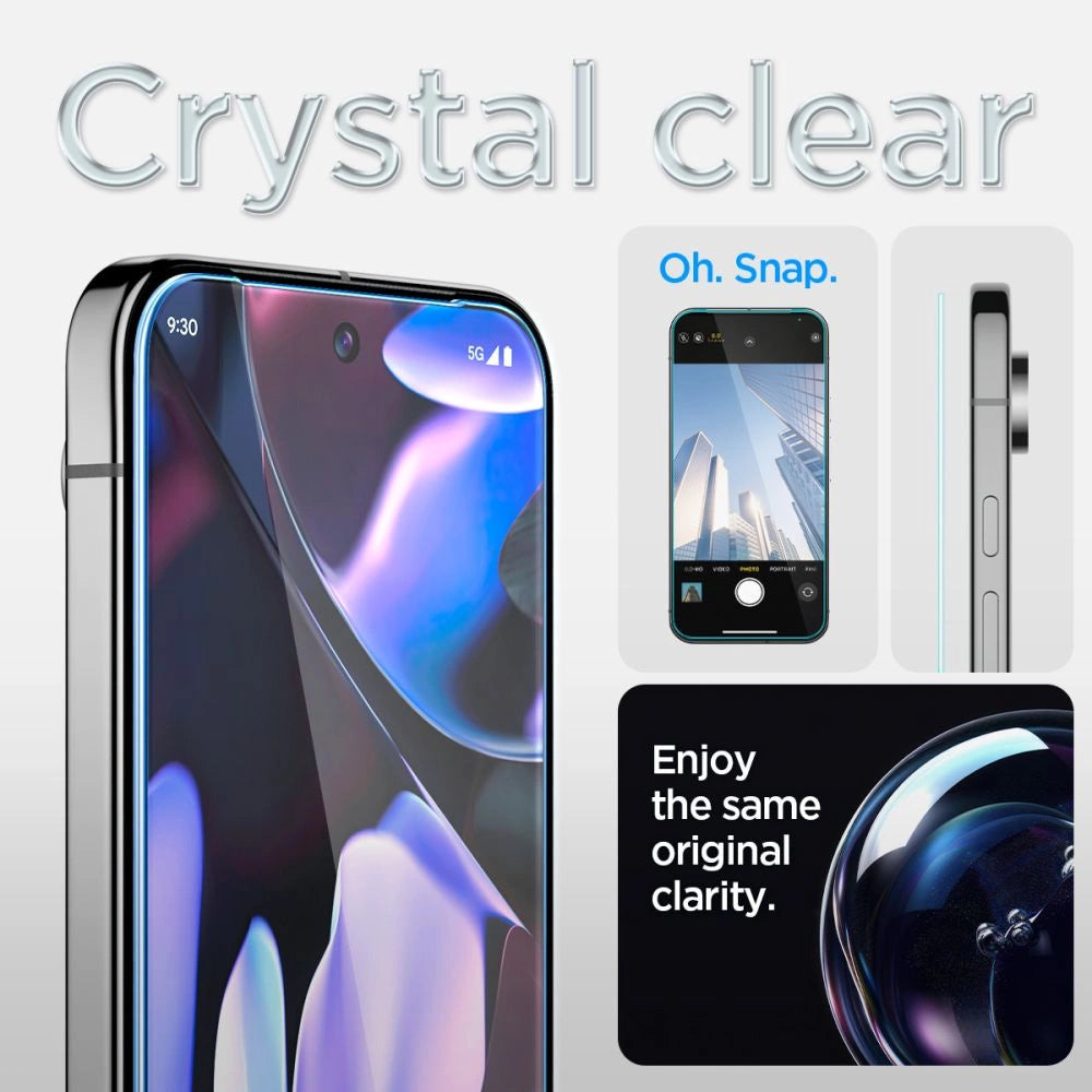 Spigen Glas.tR EZ Fit Tempered Glass with Applicator for Google Pixel 9 Pro XL (2 pcs.)_11