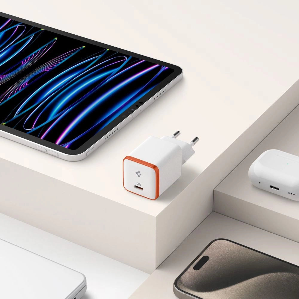 Spigen ArcStation Essential EE301EU 30W Wall Charger - White_3